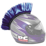 PC Racing Helmet Mohawk Blue