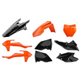 Polisport Complete Replica Plastic Kit Orange/Black