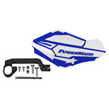 PowerMadd Sentinel Handguards with ATV/MX Mount Kit Blue/White