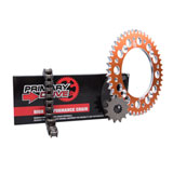 Primary Drive Alloy Kit & 428 C Chain Orange Rear Sprocket