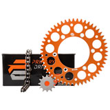Primary Drive Alloy Kit & X-Ring Chain Orange Rear Sprocket
