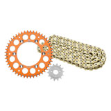 Primary Drive Alloy Kit & X-Ring Chain Orange