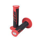 ProTaper Clamp-On Grip System - Half Waffle Red/Black