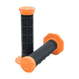ProTaper Replacement Micro Handlebar Kit Grips - 1/3 Waffle Black/Orange