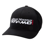 Rocky Mountain ATV/MC Logo Flex Fit Hat Black