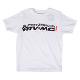 Rocky Mountain ATV/MC Youth Axis T-Shirt White