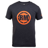 Rocky Mountain ATV/MC Logo T-Shirt Navy Heather/Orange
