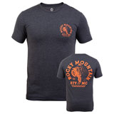 Rocky Mountain ATV/MC Throwback T-Shirt Navy Heather/Orange
