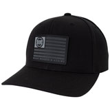 Rocky Mountain ATV/MC American Grit Snapback Hat Black/Grey