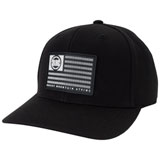 Rocky Mountain ATV/MC American Grit Snapback Hat Black/White