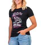 Rocky Mountain ATV/MC Women’s Wide Open T-Shirt Black