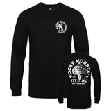 Rocky Mountain ATV/MC Throwback Long Sleeve T-Shirt Black/White