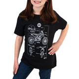 Rocky Mountain ATV/MC Youth Diagram T-Shirt Black