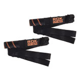 ROK Straps Heavy Duty Adjustable Cargo Straps Black/Orange