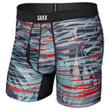 SAXX Hot Shot Boxer Briefs Crystal Palms/Fog Blue