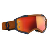 Scott Fury Goggle Grey-Orange Frame/Orange Chrome Lens
