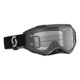 Scott Fury Goggle Black-Grey Frame/Clear Lens