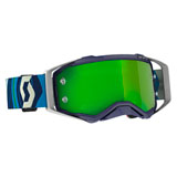 Scott Prospect Goggle Blue-Green Frame/Green Chrome Lens
