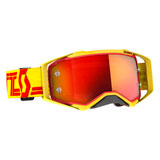 Scott Prospect Goggle Yellow-Red Frame/Orange Chrome Lens