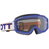Scott Split OTG Goggle Blue Frame/Clear Lens