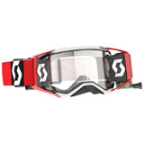 Scott Prospect WFS Goggle Red-Black Frame/Clear Works Lens
