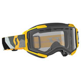 Scott Fury Enduro Goggle Camo Grey-Yellow Frame/Clear Lens