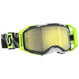 Scott Prospect 2.0 Goggle Caviar Black-Safety Yellow Frame/Yellow Chrome Lens