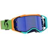 Scott Prospect Amplifier Goggle 2024 Blue-Orange Frame/Blue Chrome Lens