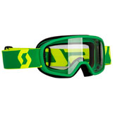 Scott Youth Buzz Goggle Green-Yellow Frame/Clear Lens