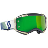 Scott Fury Goggle Blue-Green Frame/Green Chrome Lens