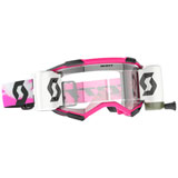Scott Fury WFS Goggle Pink-Black Frame/Clear Lens