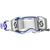 Scott Prospect 2.0 WFS Goggle Doppler White-Blue Frame/Clear Lens