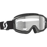 Scott Split OTG Goggle Black-White Frame/Clear Lens