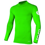 Seven Youth Zero Blade Compression Jersey Flo Green