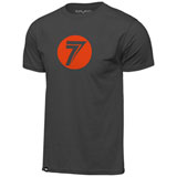 Seven DOT T-Shirt Charcoal/Orange