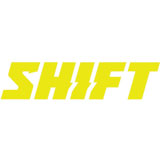 Shift Word Die Cut Sticker Yellow