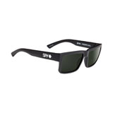Spy Montana Sunglasses Soft Matte Black Frame/Happy Grey Green Lens