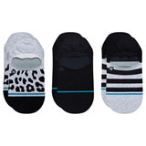Stance Women's Super Invisible Socks - 3 Pack Leopard