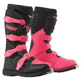 Thor Women's Blitz XP Boots Black/Pink