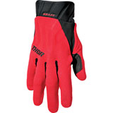 Thor Draft Gloves Red/Black