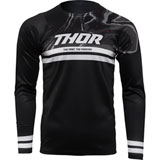2018 Thor Pulse Geotec Black Teal Motocross Off Road Race Jersey Adults Large 