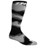 Thor MX Socks Camo Grey/White