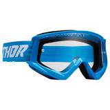 Thor Youth Combat Racer Goggle Blue/White