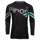 Thor Youth Pulse Cube Jersey Black/Mint