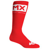 Thor Youth MX Socks Red/White
