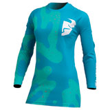 Thor Women's Sector Disguise Jersey Teal/Aqua