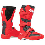 Thor Youth Blitz XR Boots Red/Charcoal