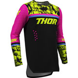 Thor Youth Sportmode Punk'd Jersey Black/Fuchsia