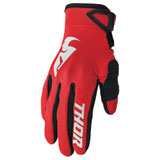 Thor Youth Sector Gloves Red/White