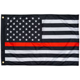 TK Flags 2' x 3' Durable Quad Stitched Flag USA Red Line